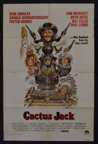 Cactus Jack Aka The Villain Movie Poster USA One Sheet Arnold Schwarznegger
