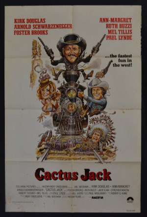 Cactus Jack Aka The Villain Movie Poster USA One Sheet Arnold Schwarznegger