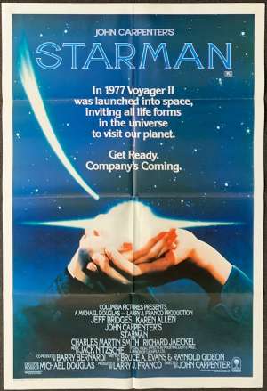 Starman Poster Original One Sheet 1984 Jeff Bridges Karen Allen John Carpenter