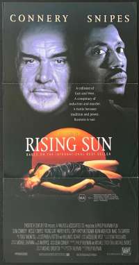 Rising Sun Poster Original Daybill 1993 Sean Connery Wesley Snipes Harvey Keitel