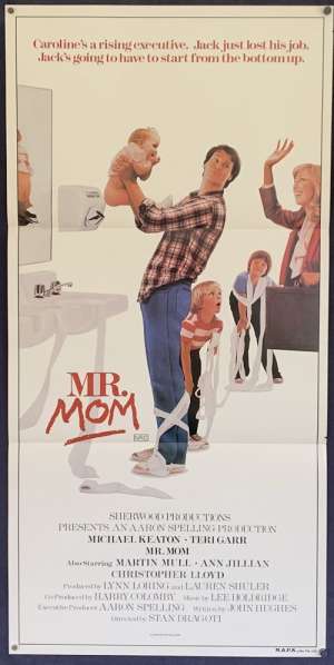 Mr Mom Poster Original Daybill Michael Keaton Teri Garr