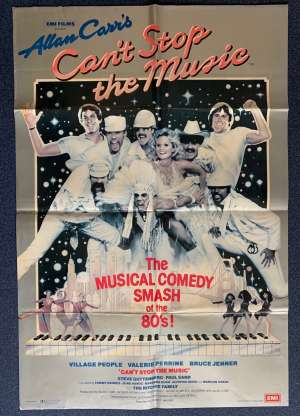 Can&#039;t Stop The Music Poster Original UK One Sheet 1980 Village People