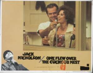 One Flew Over The Cuckoo&#039;s Nest Jack Nicholson Lobby Card No. 2