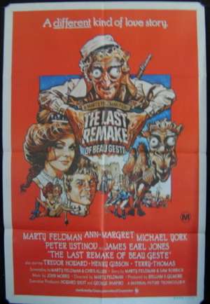 The Last Remake Of Beau Geste Poster Original One Sheet 1977 Drew Struzan Art
