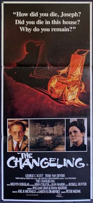 The Changeling Daybill movie poster Horror George C Scott