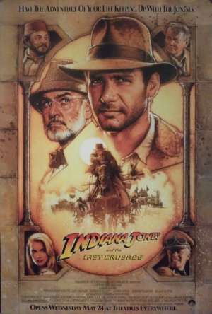 Indiana Jones And The Last Crusade 1989 One Sheet movie poster Rolled Harrison Ford