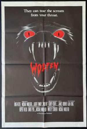 Wolfen Poster Original One Sheet 1981 Werewolf Best Art Horror Albert Finney