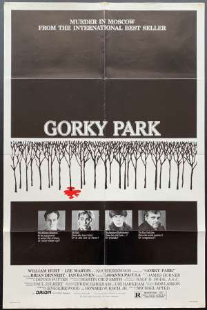 Gorky Park Poster Original USA One Sheet 1983 William Hurt Lee Marvin