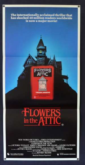 Flowers In The Attic 1987 Daybill movie poster Kristy Swanson Victoria Tennant