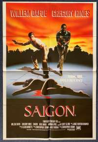 Saigon Poster Original One Sheet 1987 Aka Off Limits Williem Dafoe Gregory Hines