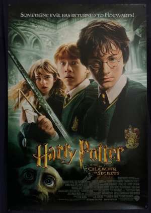 Harry Potter And The Chamber Of Secrets Poster Original USA One Sheet 2002