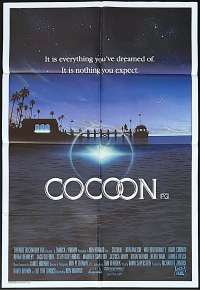 Cocoon Poster Original One Sheet 1985 Steve Guttenburg Don Ameche
