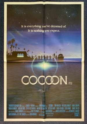 Cocoon Poster Original One Sheet 1985 Steve Guttenburg Don Ameche