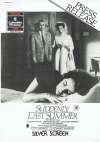 Suddenly Last Summer 1959 Home Video Press Release 1986 Elizabeth Taylor Katharine Hepburn