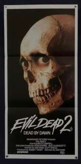 Evil Dead 2 Dead By Dawn Poster Original Daybill 1987 Bruce Campbell Sam Raimi