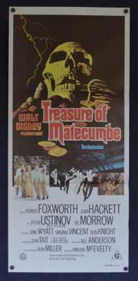 Treasure Of Matecumbe Poster Original Daybill 1976 Disney Peter Ustinov Vic Morrow