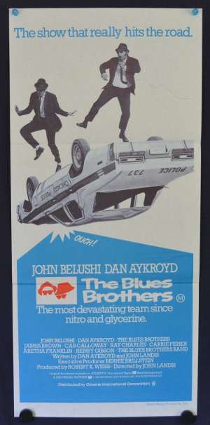 The Blues Brothers Poster Original Daybill 1980 John Belushi Dan Aykroyd