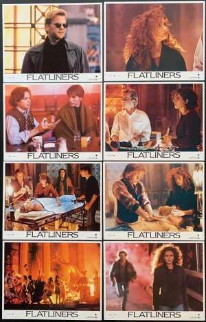 Flatliners Lobby Card Set USA 11&quot;x14&quot; Original 1990 Kiefer Sutherland