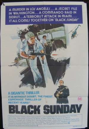 Black Sunday One Sheet Australian Movie poster