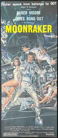 Moonraker Poster Original Daybill 1979 Style B Roger Moore James Bond 007
