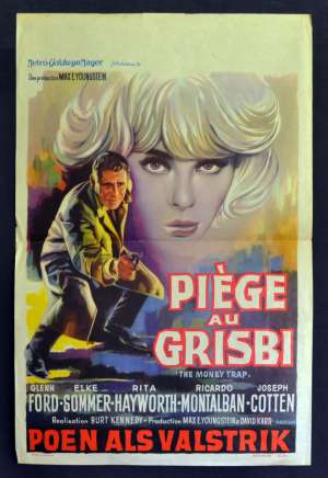 The Money Trap movie poster Aka Piege Au Grisbi Glenn Ford Film Noir