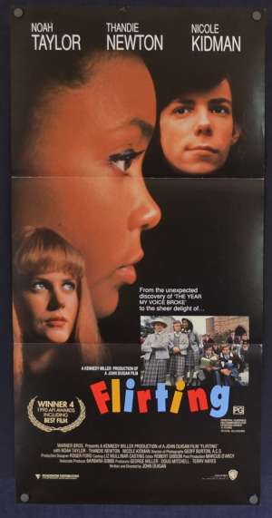 Flirting 1991 movie poster Nicole Kidman Noah Taylor Naomi Watts Daybill