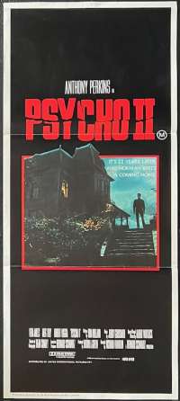 Psycho 2 Poster Original Daybill 1983 Anthony Perkins Norman Bates Horror
