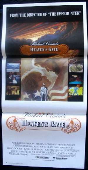 Heaven&#039;s Gate 1980 Kris Kristofferson Christopher Walken Daybill movie poster