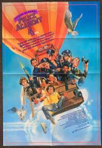 Police Academy 4 Poster Original One Sheet 1987 Drew Struzan Art