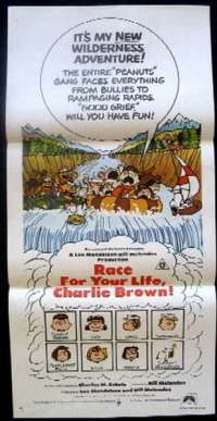 Race For Your Life, Charlie Brown Poster Australian Daybill Movie poster