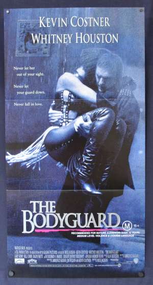 The Bodyguard Poster Original Daybill 1992 Kevin Costner Whitney Houston