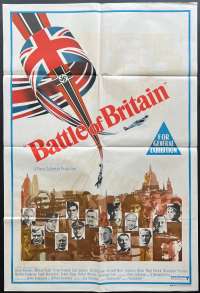 Battle Of Britain Poster One Sheet Original 1969 Michael Caine