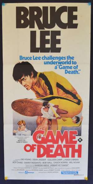 Game Of Death Movie Poster Original Daybill 1981 Bruce Lee Kung Fu