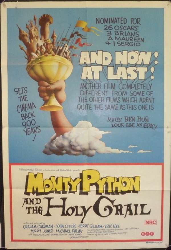 All About Movies - Monty Python And The Holy Grail Poster