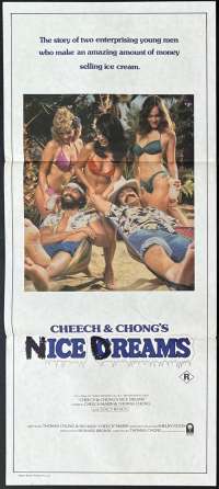 Cheech And Chong&#039;s Nice Dreams Poster Original Daybill Cheech Marin Tommy Chong
