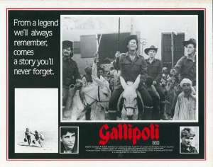 Gallipoli Photosheet Lobby 5 Original 11x14 Rare 1981 Mel Gibson