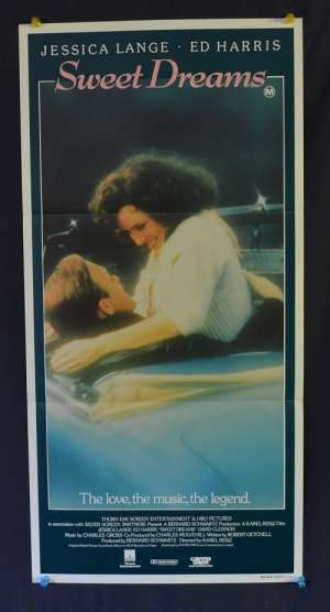 Sweet Dreams Poster Jessica Lange Ed Harris Australian Daybill Movie poster