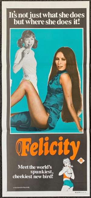 Felicity Poster Original Daybill 1978 Glory Annen John Lamond Sexploitation