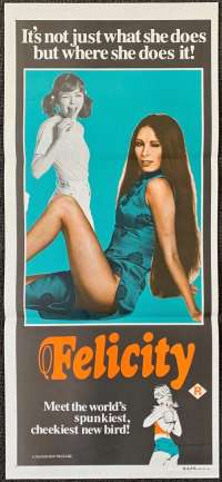 Felicity Poster Original Daybill 1978 Glory Annen John Lamond Sexploitation