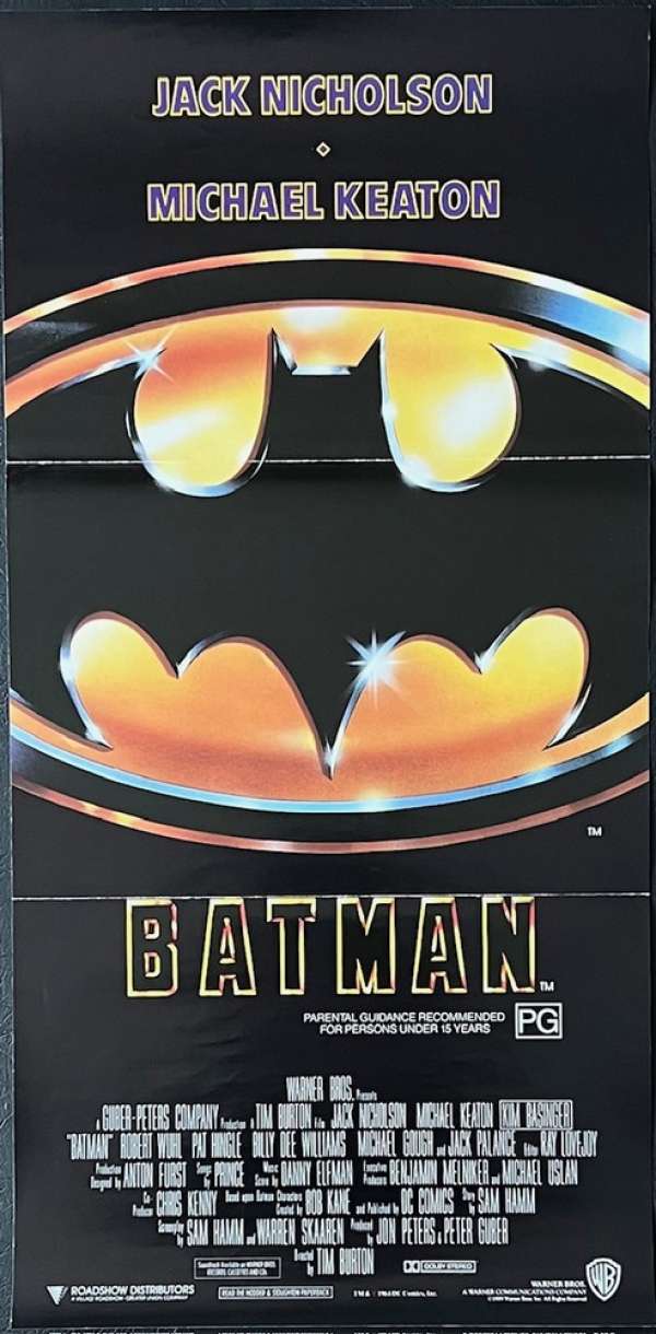 All About Movies - Batman Poster Original Daybill 1989 Michael