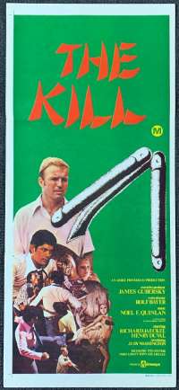 The Kill Poster Original Daybill 1975 Richard Jaeckel Martial Arts Karate