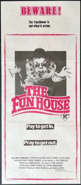 The Fun House Movie Poster Original Daybill 1981 Tobe Hooper Horror