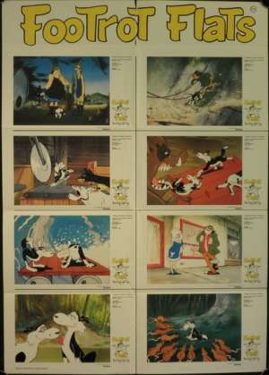 Footrot Flats Poster Original Photosheet 1986 New Zealand Film Dogs Tail