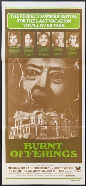 Burnt Offerings Poster Original Daybill 1976 Horror Karen Black