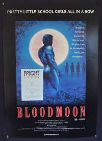 Bloodmoon 1990 Leon Lissek Slasher Australian One Sheet movie poster