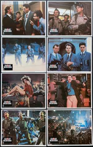 Ghostbusters Lobby Card Set USA 11x14 Original 1984 Bill Murray