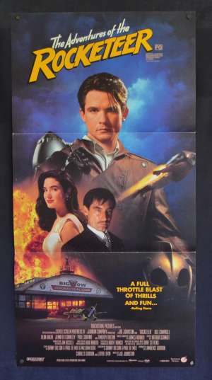 The Adventures Of The Rocketeer Movie Poster Original Daybill Timothy Dalton