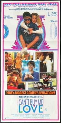 Can't Buy Me Love Movie Poster Original Daybill Patrick Dempsey