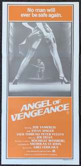 Angel Of Vengeance Movie Poster Original Daybill Aka Ms .45 Zo&euml; Tamerlis Abel Ferrara