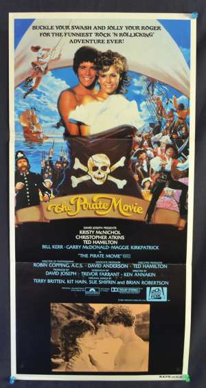 The Pirate Movie Kristy McNichol Christopher Atkins Daybill movie poster
